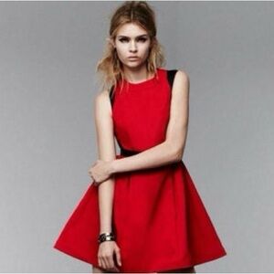 ❣️Prabal Gurung x Target Red and Black Panel Dress